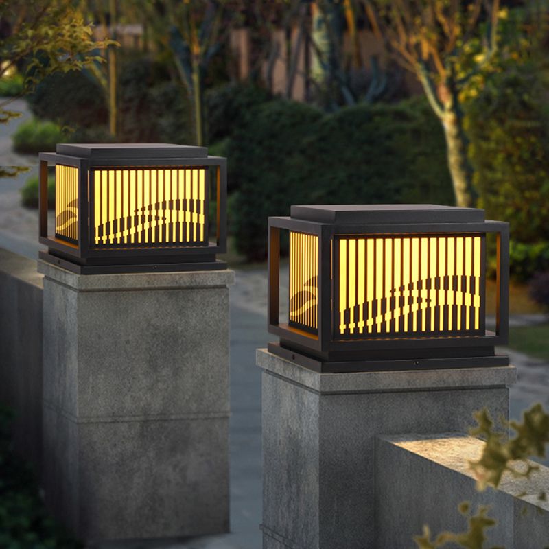 Riley Waves Pier-Mount Outdoor Lamps 