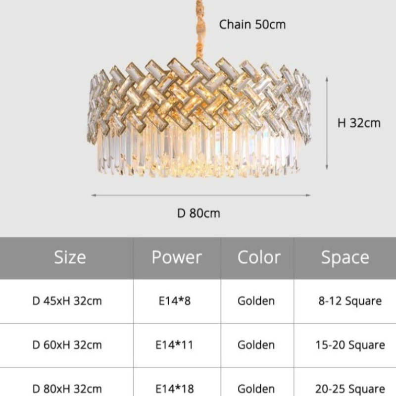 Marilyn Luxury Style Crystal Chandeliers