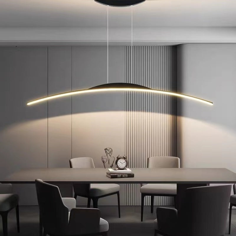Nordic Simple LED Linear Chandeliers