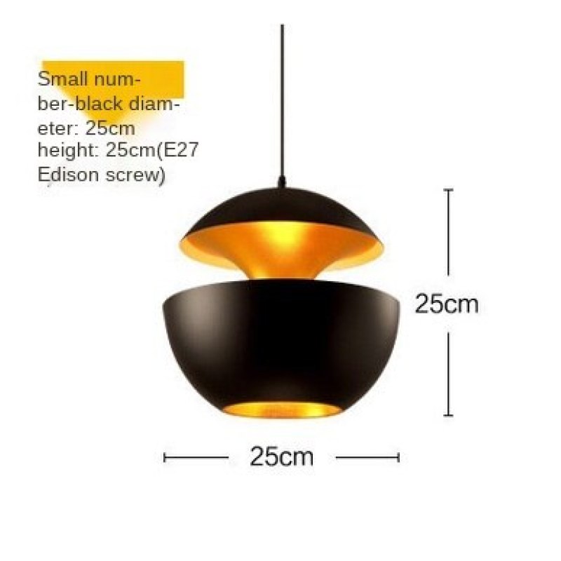 Nordic Creative Black/White LED Pendant Lamp 