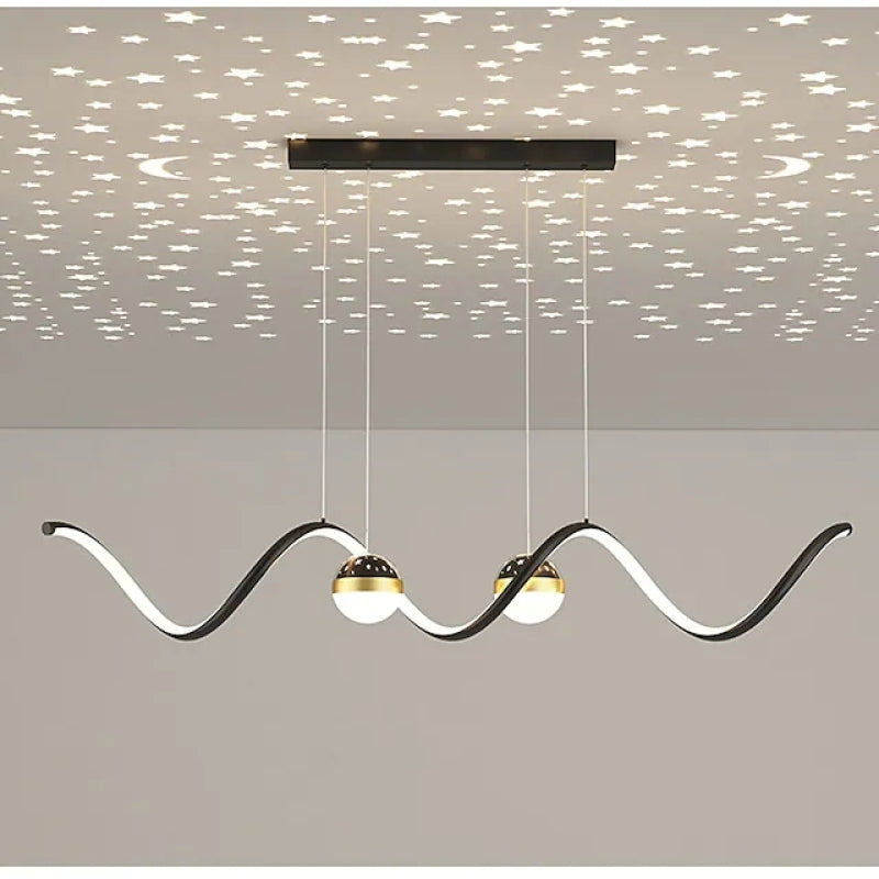 Nordic modern LED moon star Chandeliers