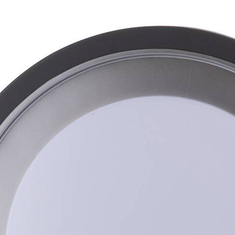 Orr Modern Circular Disc Shaped Metal Outdoor Wall Lamp, DIA 30CM