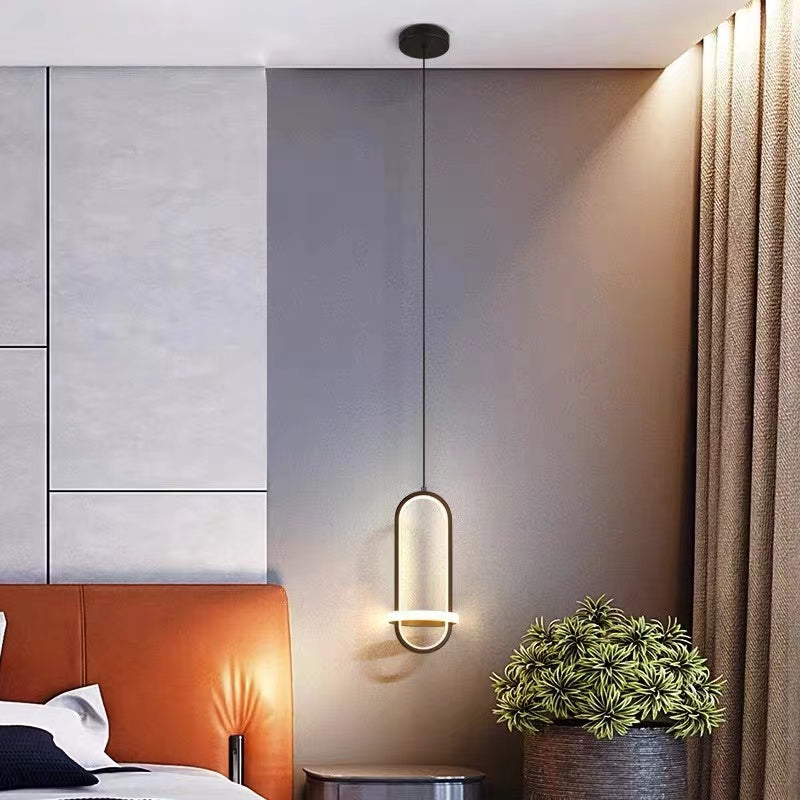 Modern minimalist bedside table Chandeliers