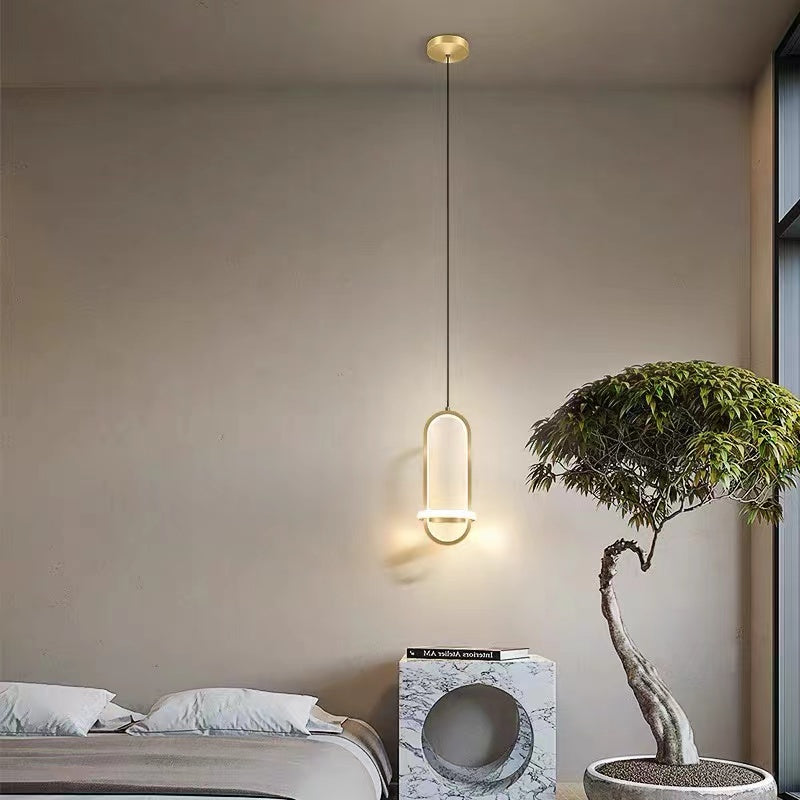 Modern minimalist bedside table Chandeliers