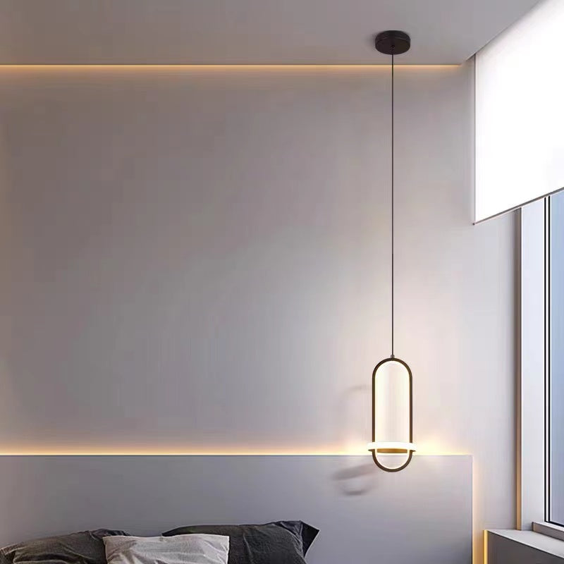 Modern minimalist bedside table Chandeliers