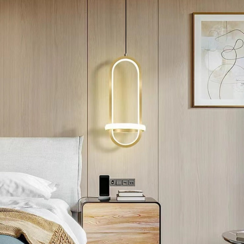 Modern minimalist bedside table Chandeliers