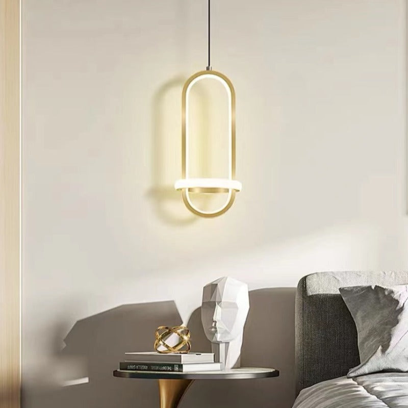 Modern minimalist bedside table Chandeliers