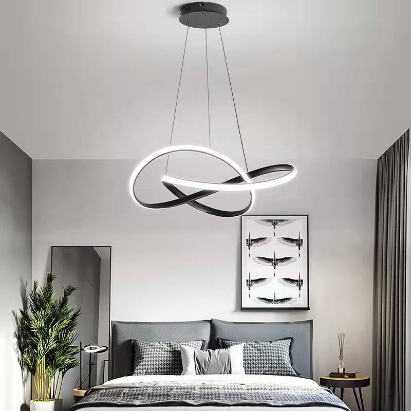 Nordic clover ring LED Modern Chandeliers 