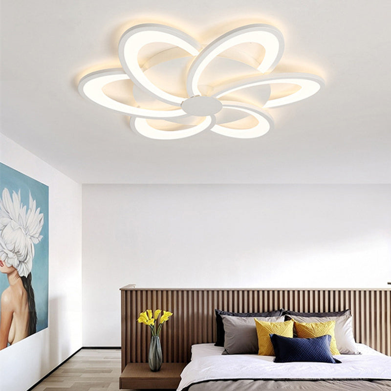 Simple Moderne Blomsterformet Loftlampe Stue Soveværelse