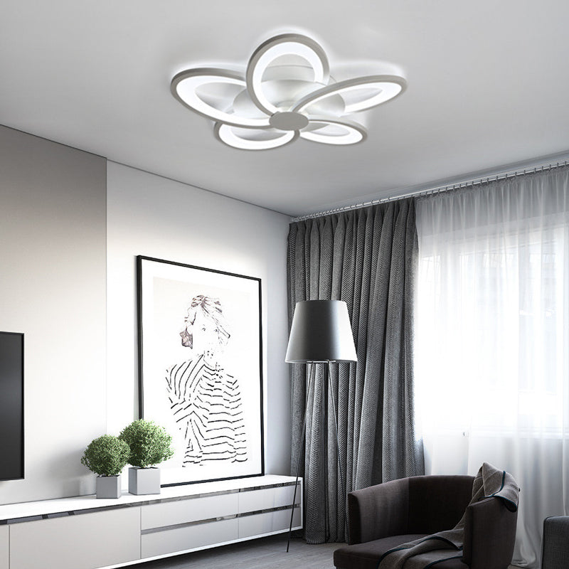Simple Moderne Blomsterformet Loftlampe Stue Soveværelse