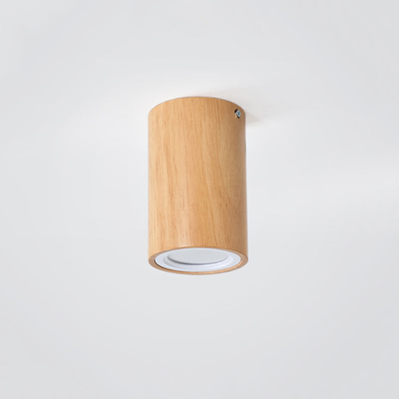 Wood Rund LED-Loftlampe til Altan, Gang & Korridor