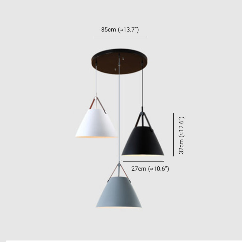 Carins Pendant Lamp Cluster, 3 Colours, Living Room/Bedroom 