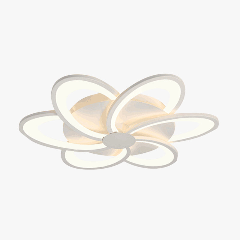 Simple Modern Flower Shaped Ceiling Lamp Living Room Bedroom 