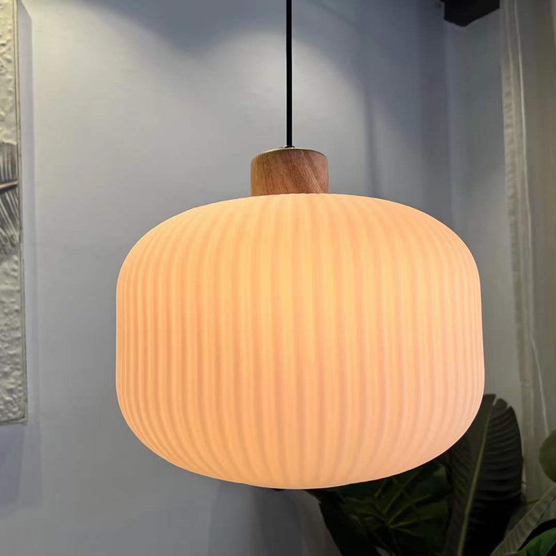 Ozawa Pendant Lamp, 2 Style, Wood&amp;Glass, Living Room/Bedroom