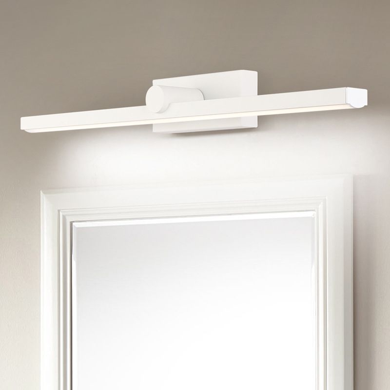Edge White Mirror Front Mirror Lamp for Bathroom