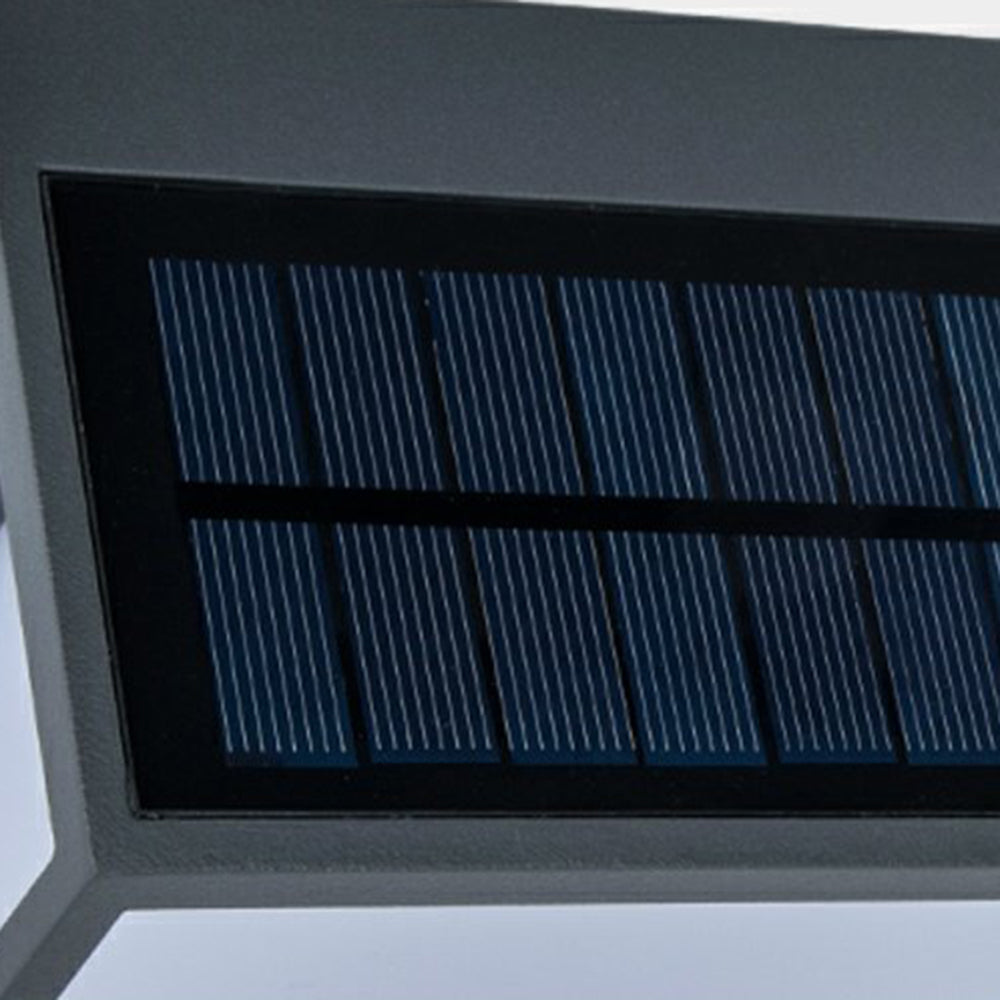 Orr Rectangular Solar Powered Outdoor Wall Lamp, L 19CM 