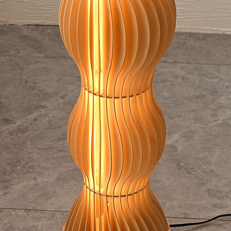 Ozawa Floor Lamp Unique Modern, Wood Creative