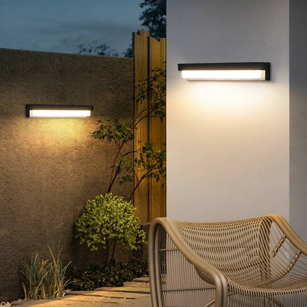 Orr Outdoor Wall Lamp with Solar Cells, L 32CM 