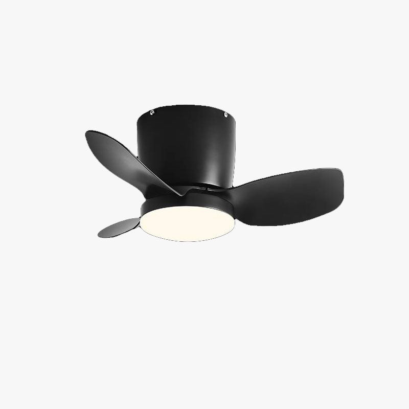 Walters 3-Blade Ceiling Fan with Light for Bedroom, 3 Colors 