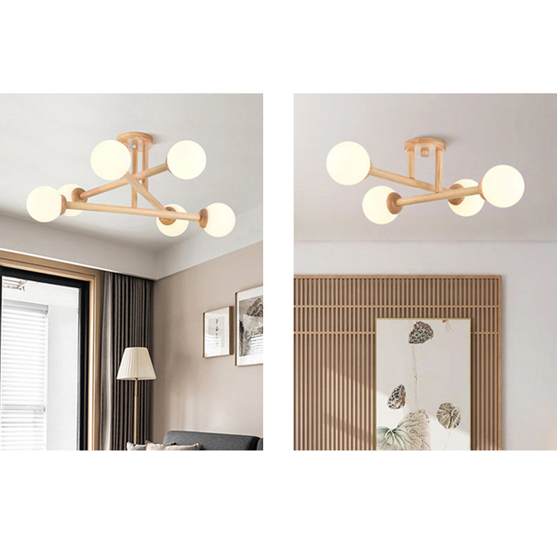 Ozawa Pendant Lamp, 4/6/8 Heads, Living Room/Bedroom