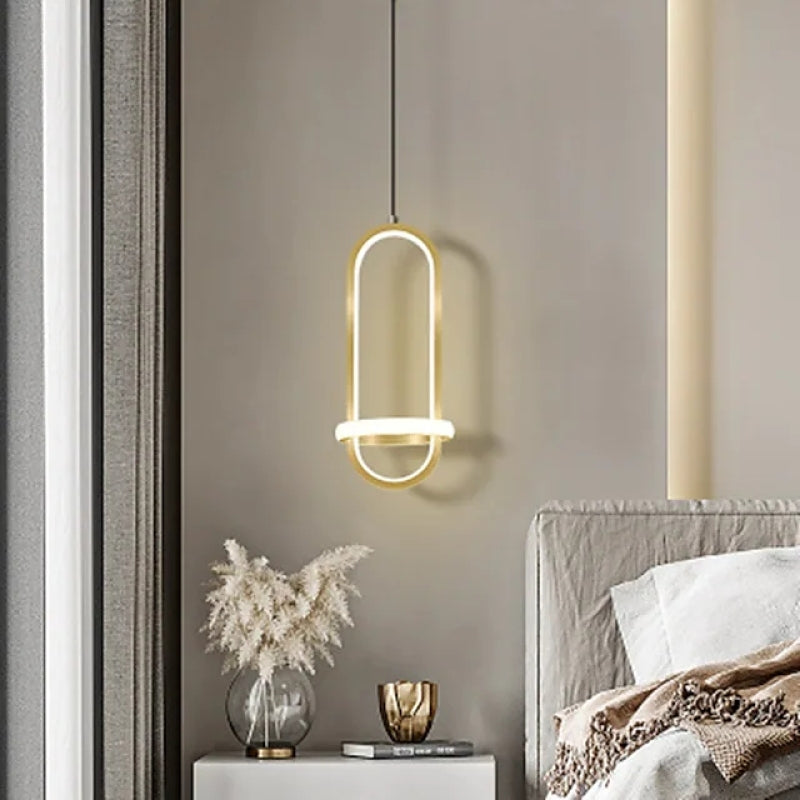 Modern minimalist bedside table Chandeliers