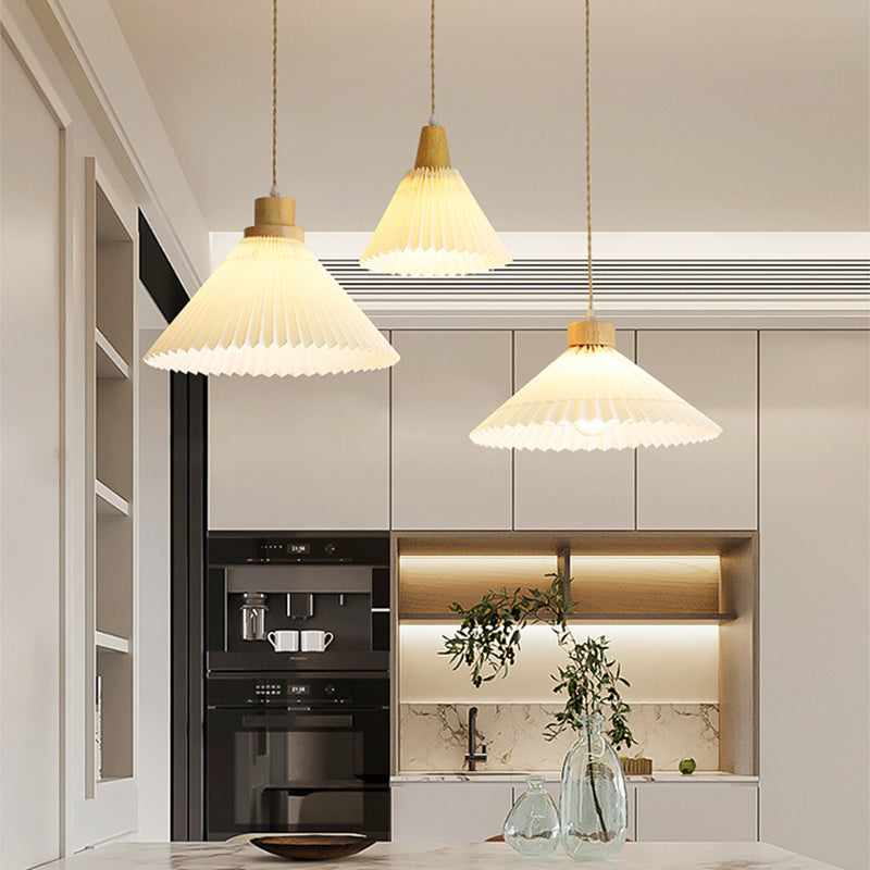 Ozawa Pendant Lamp Cluster, Pleated 4 Style, Living Room/Bedroom