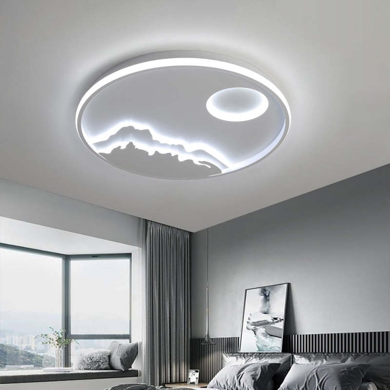 Quinn Mountain View Flush Mount Ceiling Light - Las Sola-DK