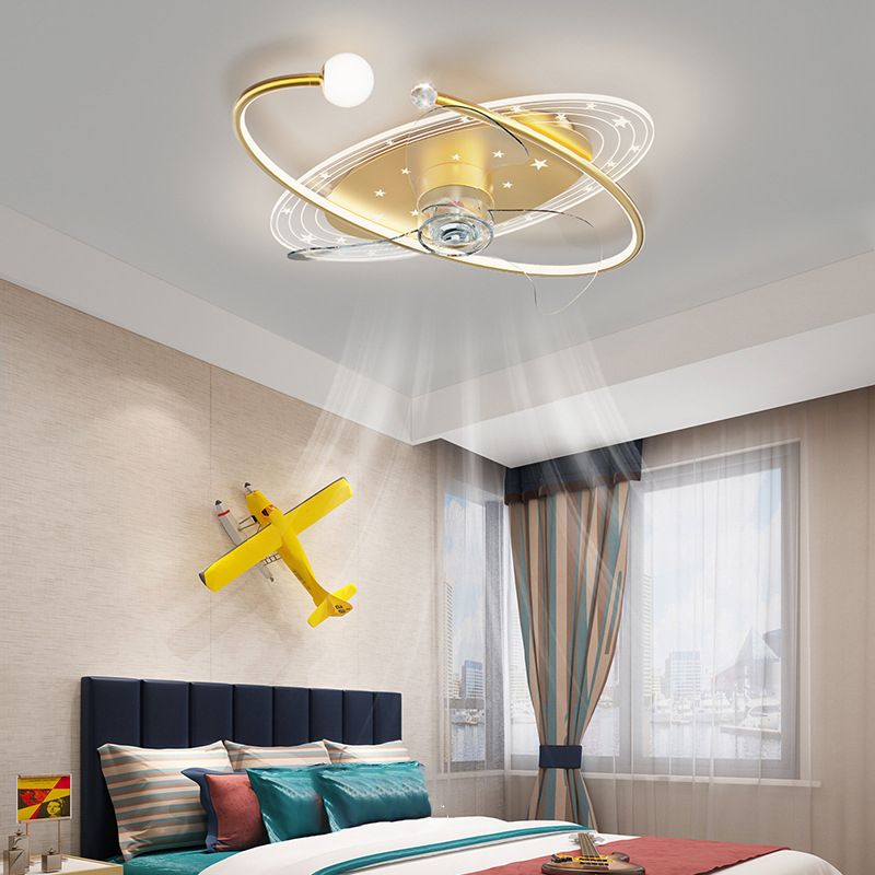 Madina Starry 3/5 Light Ceiling Fan with Light, 3 Colour, DIA 52CM