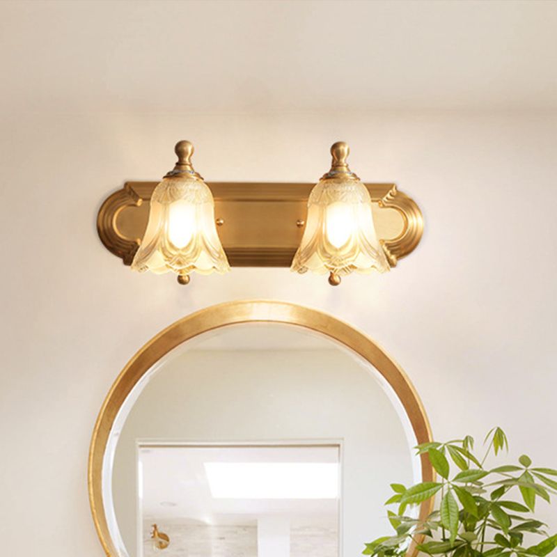 F²‰licie Mirror In Front Clock Shade Mirror Lamp for Bathroom 