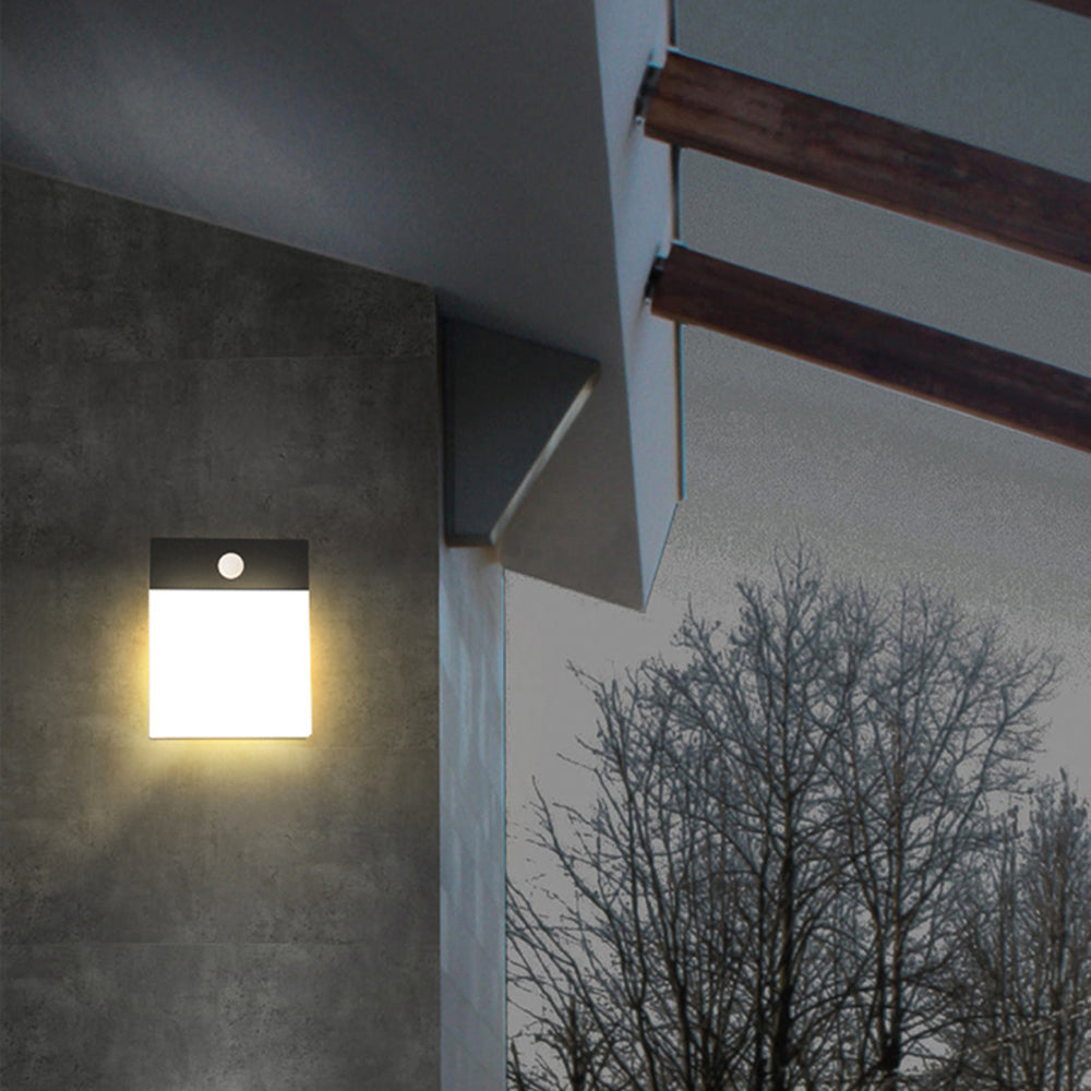 Orr Sort & Hvid Sensor Udendørslamper Udendørs væglampe, Gangen/Have