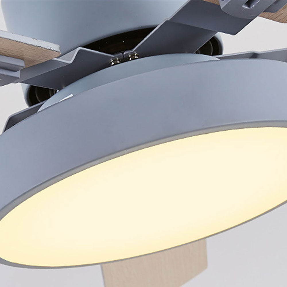 Morandi 5-Blade Ceiling Fan with Light, 3 Colour, DIA107/132CM