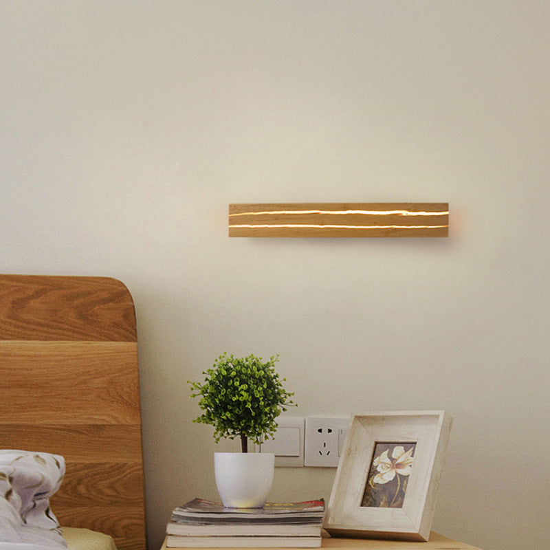 Led rotatable wood Wall lamps Indoor 
