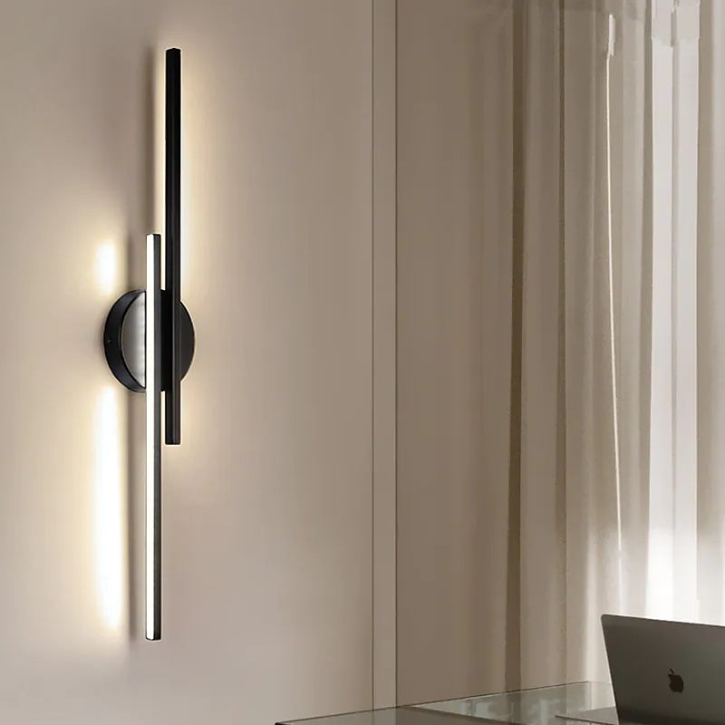 Simple Modern LED Jern Væglamper Væg Scone for Soveværelse