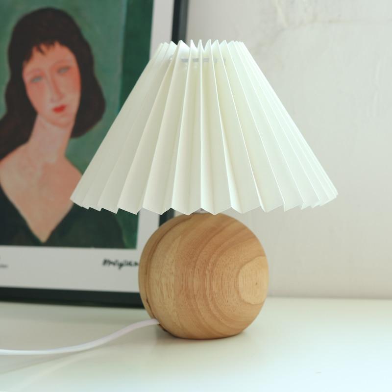 Vintage-bordlampe i rattan i Yamato-stil - Las Sola-DK