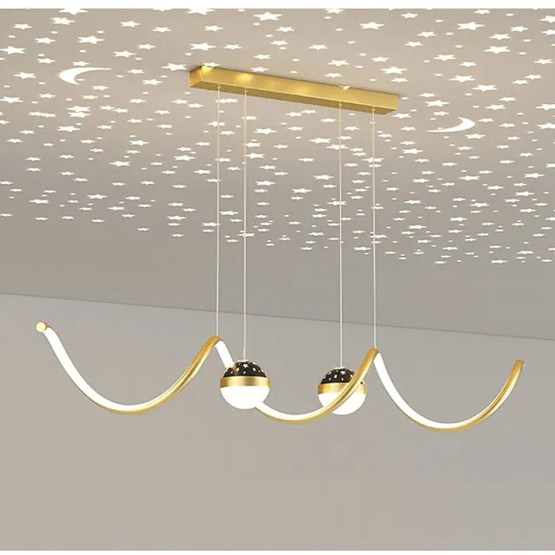 Nordic modern LED moon star Chandeliers