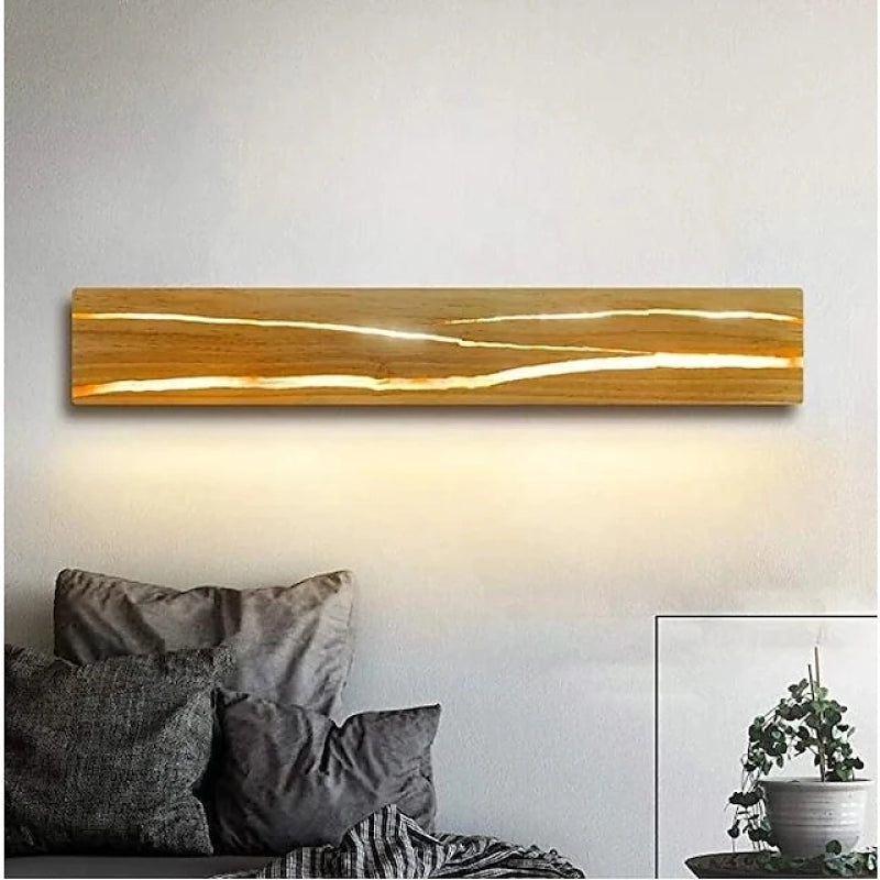 Led rotatable wood Wall lamps Indoor 