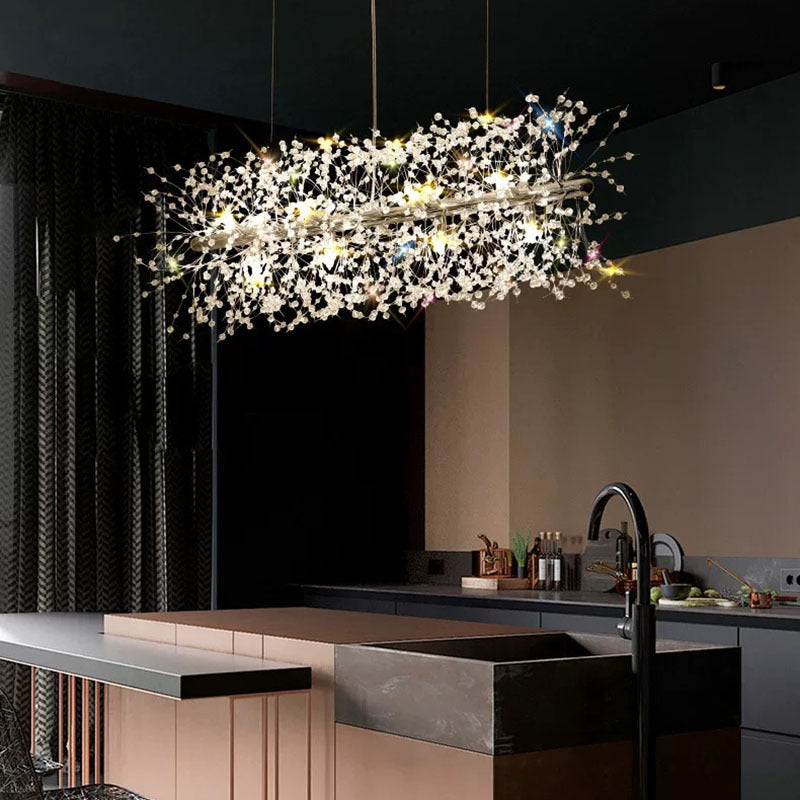 Nordic Creative art chandelier with pendant lamp for the dining room 