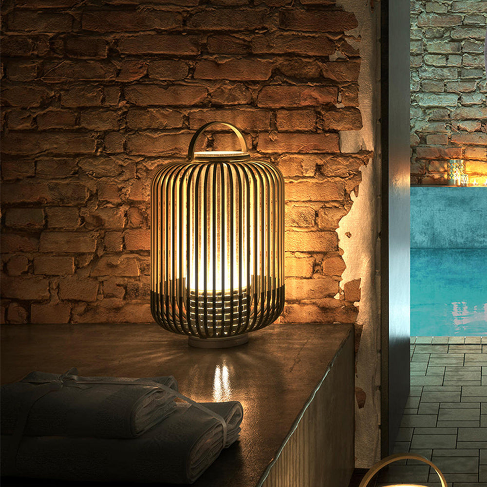 Muto Outdoor Floor Lamp, Bamboo, 2 Colours 