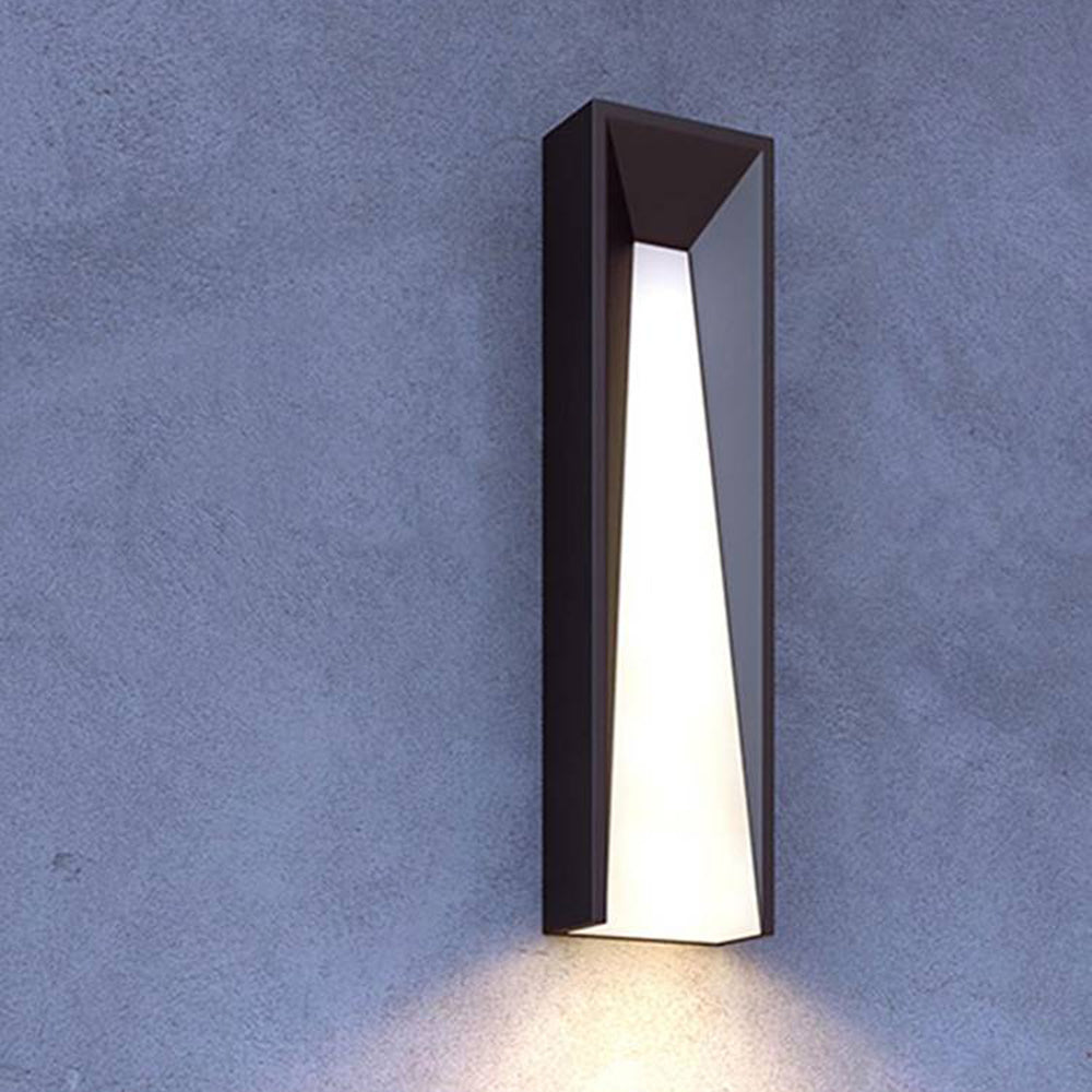 Orr Moderne Udendørs Væglampe, Sort & Hvid, L 52/56CM