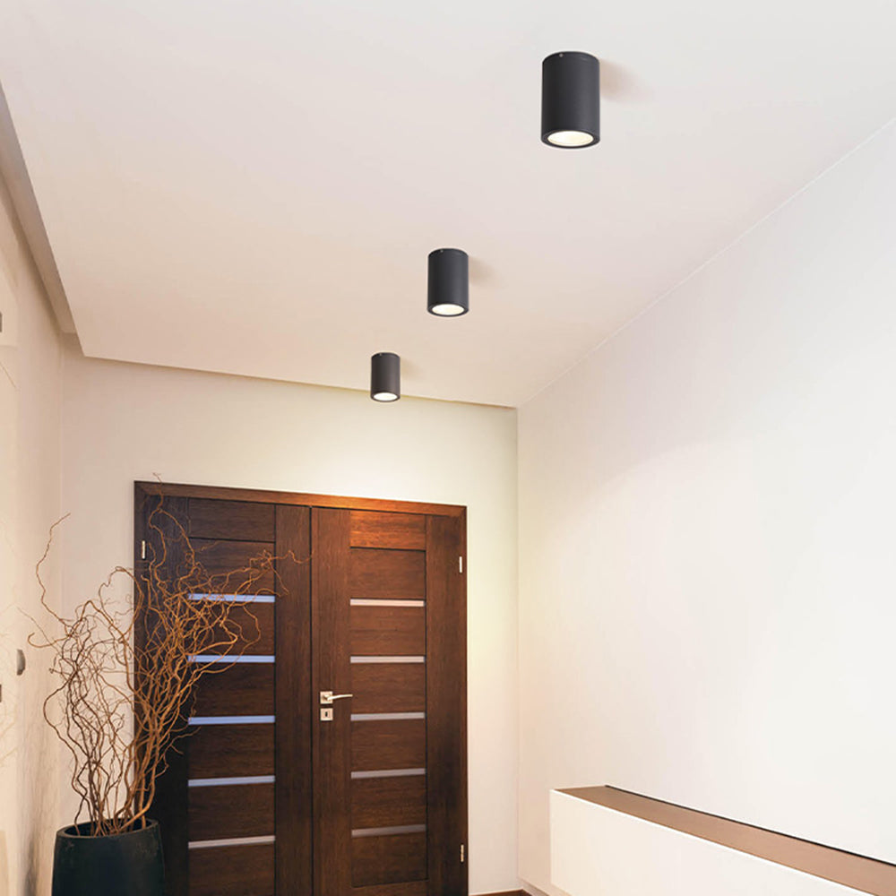 Orr Cylindrical Outdoor Lamp Built-in Ceiling Lamp, 2 Style, Hallway/Garden, DIA 11/15CM 