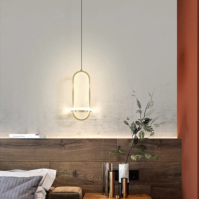 Modern minimalist bedside table Chandeliers