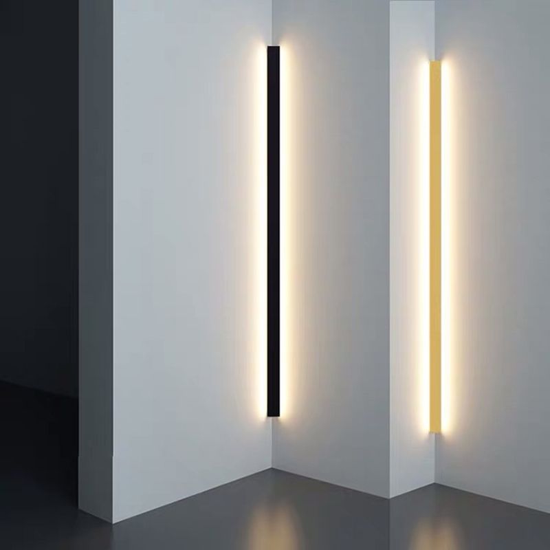 Edge Minimalistisk Lineær Væglampe, 3 Farve, L 60CM/80CM/100CM/120CM - Las Sola-DK