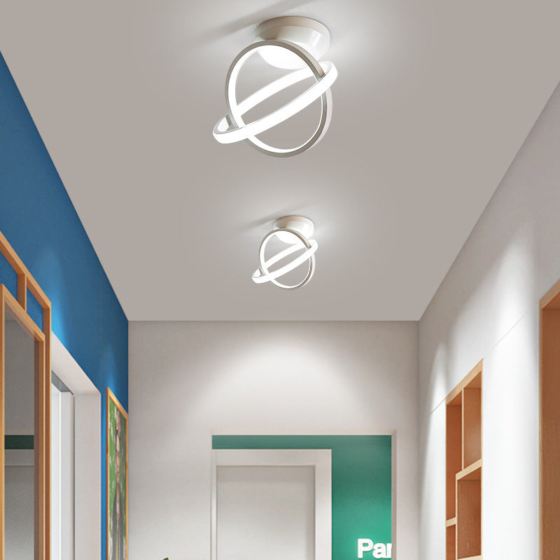 Ny kreativ Globe Loftslampe LED Korridor Dekorativ Ganglampe