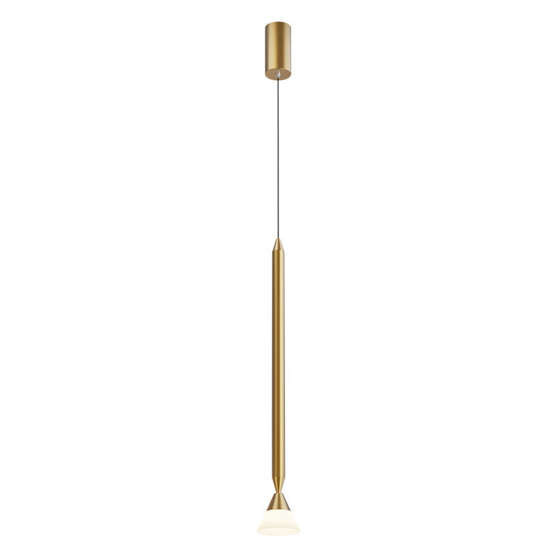 Nordic minimalist bedside table in brass and metal Chandeliers