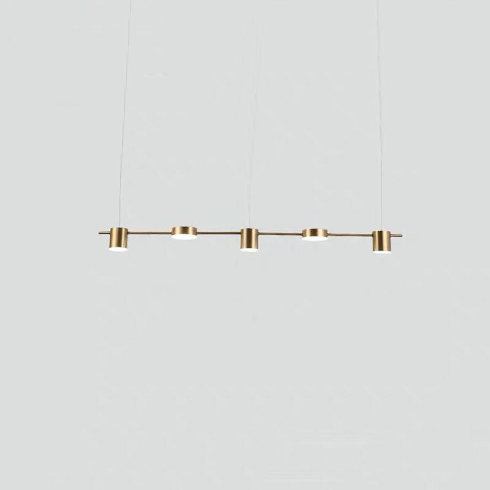 Weiss Minimalistisk Multi Metal Pendellampe, Sort/Guld