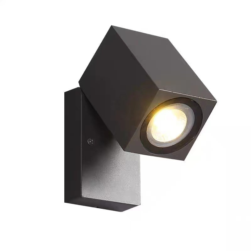 Orr Outdoor Waterproof Rotatable Decorative Spotlight With Wall Lamp