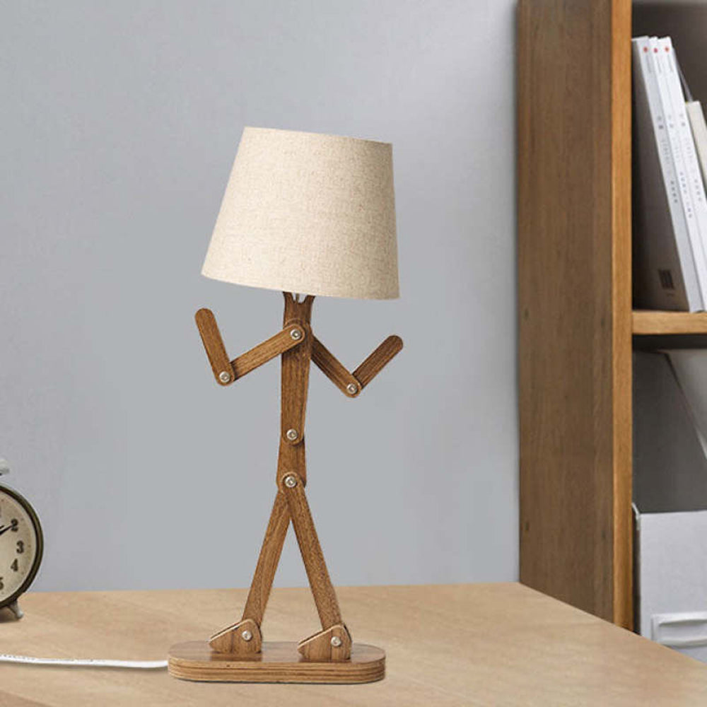 Ozawa Wooden Wooden Man gulv- og bordlampe, 2 farver