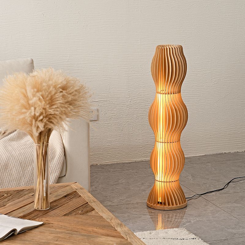 Ozawa Gulvlampe Unik Modern, Træ Kreativt