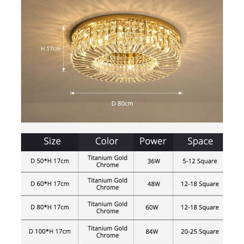 Marilyn Modern Crystal LED Chandeliers Gold Lighting Decoration