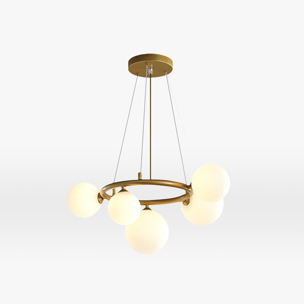 Valentina Pendant Lamp 4 Colours, Metal &amp; Glass, 5/7/9 Size 